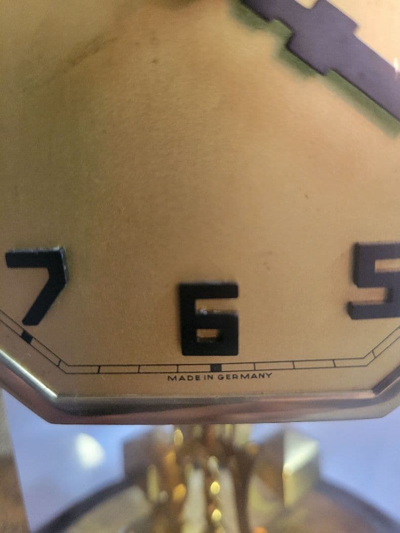 ヴィンテージ時計 ドイツ製 Kern（ケアン）400日時計 ガラスのドーム