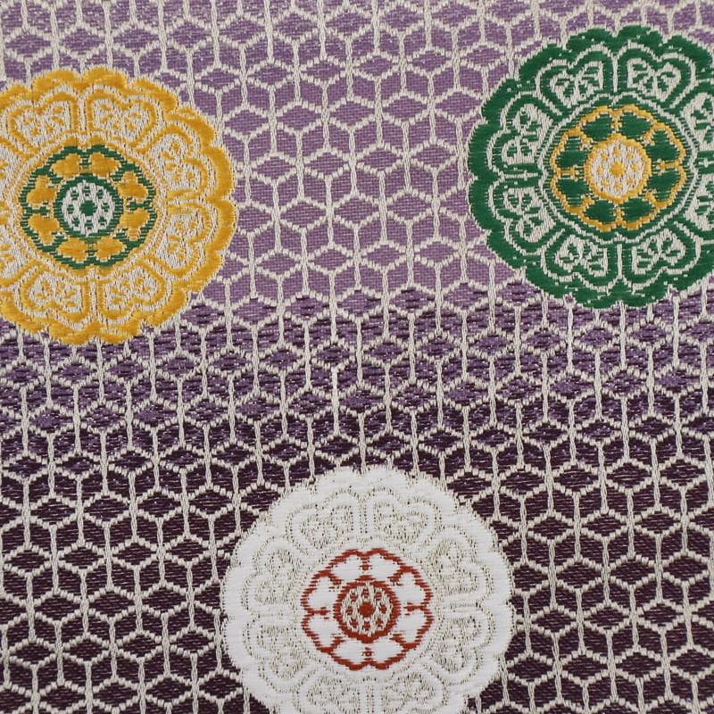 【七五三】5歳 男の子 袴/角帯/懐剣 3点セット 紫　華文　子供袴 8Z22