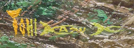 金子東日和 一枚の繪【遅春山峡（福島県下郷町）】油彩 8号 - メルカリ