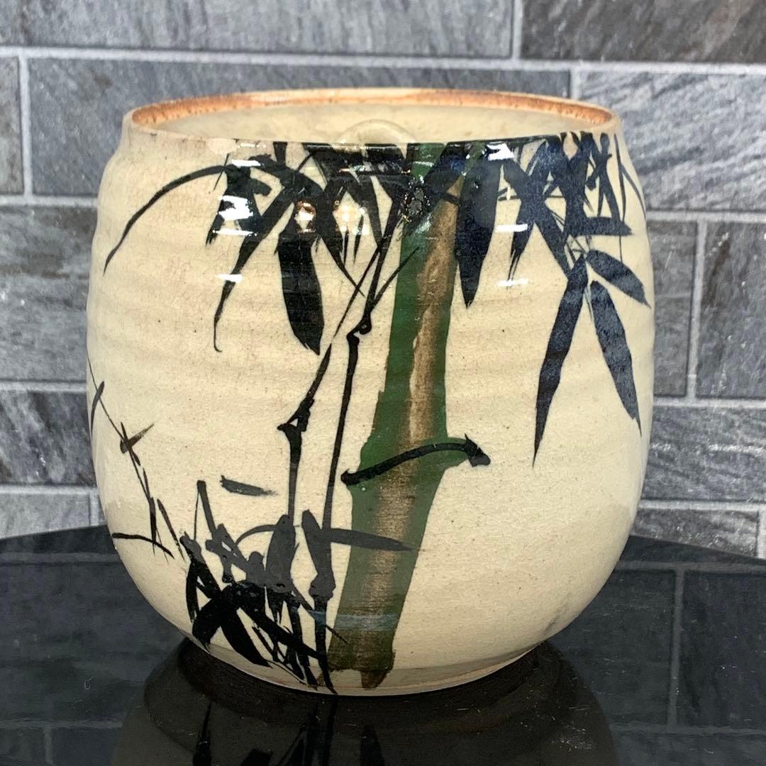 超希少】アンティーク 尾形乾山 竹絵柄 水指 茶道具 水差し 陶芸