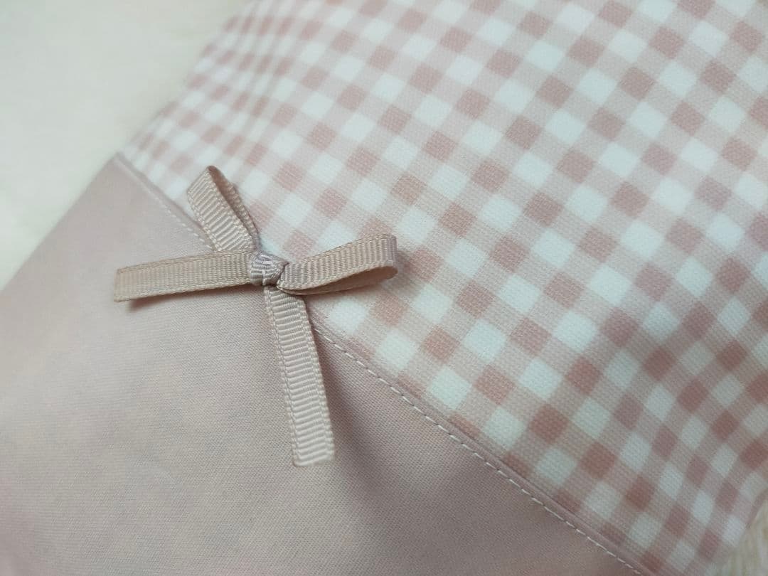 レッスンバッグシューズケース体操服袋お弁当箱入れコップ入れ巾着ピンクハンドメイド