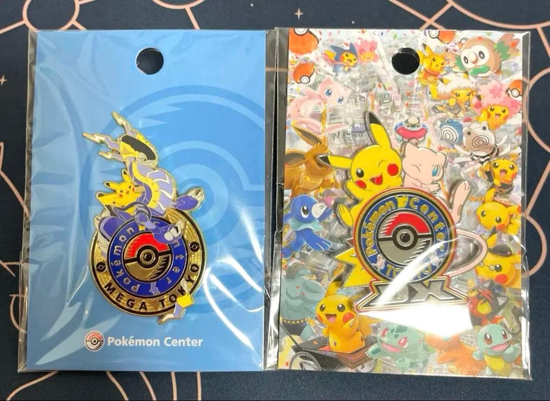 新品限定ポケモンセンター メガトウキョー ミライドン ロゴピンズ