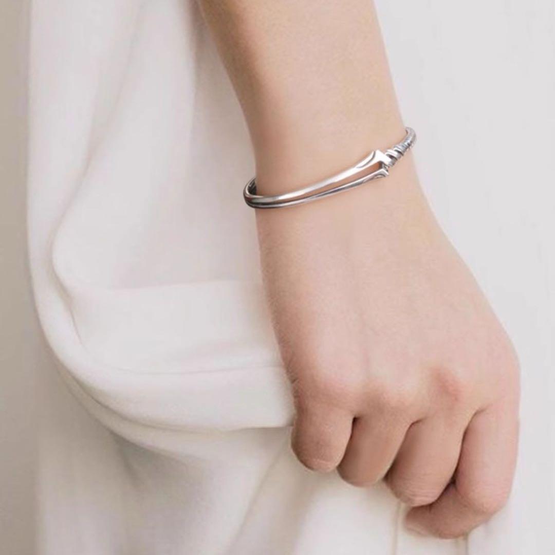 エヴァンゲリオン ロンギヌスの槍 バングル ブレスレット シルバー