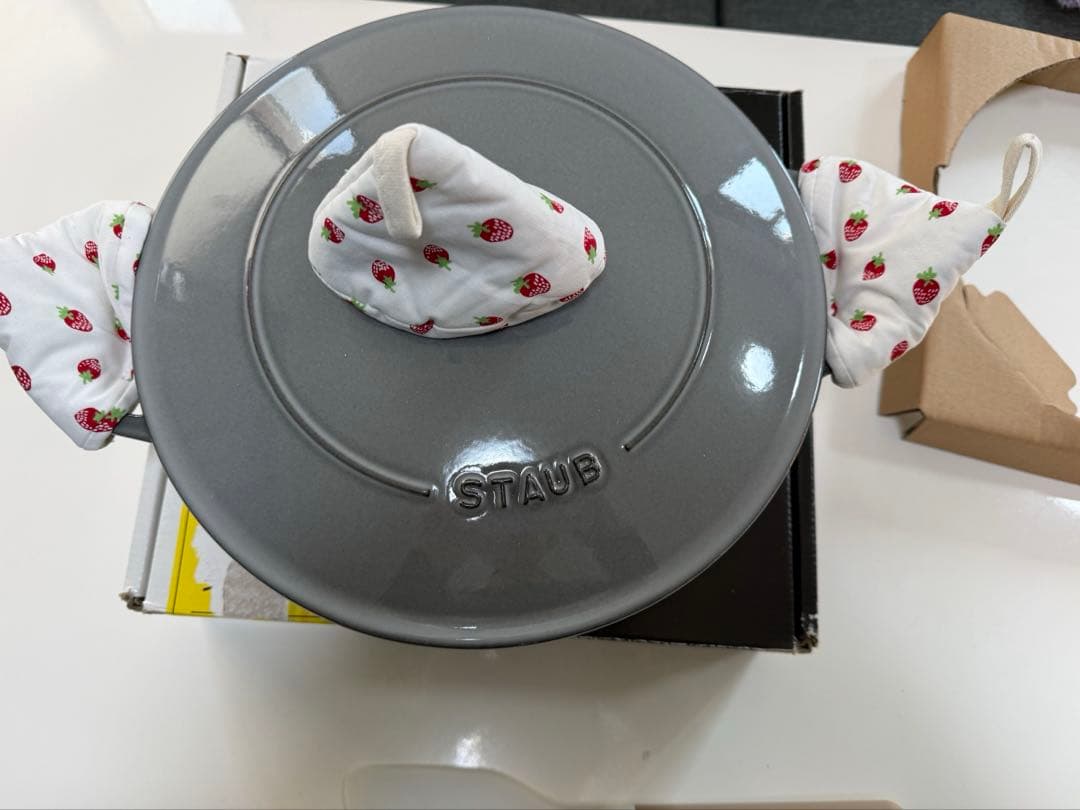 業務用正規　新品　STAUB ストウブ　ブレイザー・ソテーパン　28cm グレー