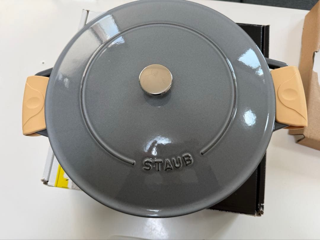 業務用正規　新品　STAUB ストウブ　ブレイザー・ソテーパン　28cm グレー