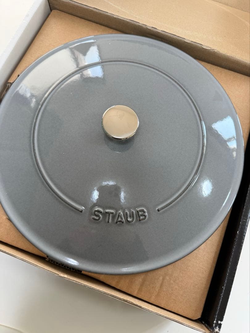 業務用正規　新品　STAUB ストウブ　ブレイザー・ソテーパン　28cm グレー