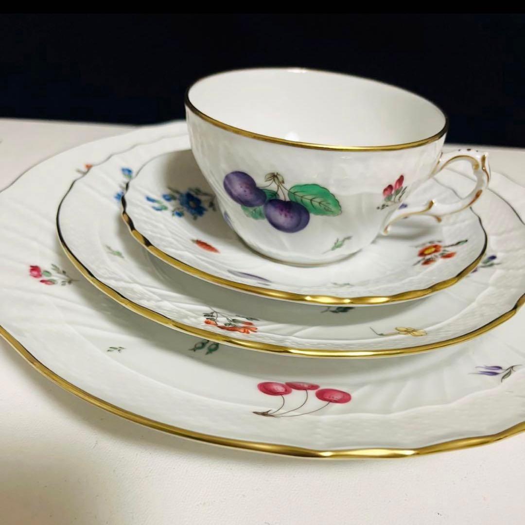 リチャードジノリ  ベッキオフルーツ  ペルージャ  4ピースセット　⑥