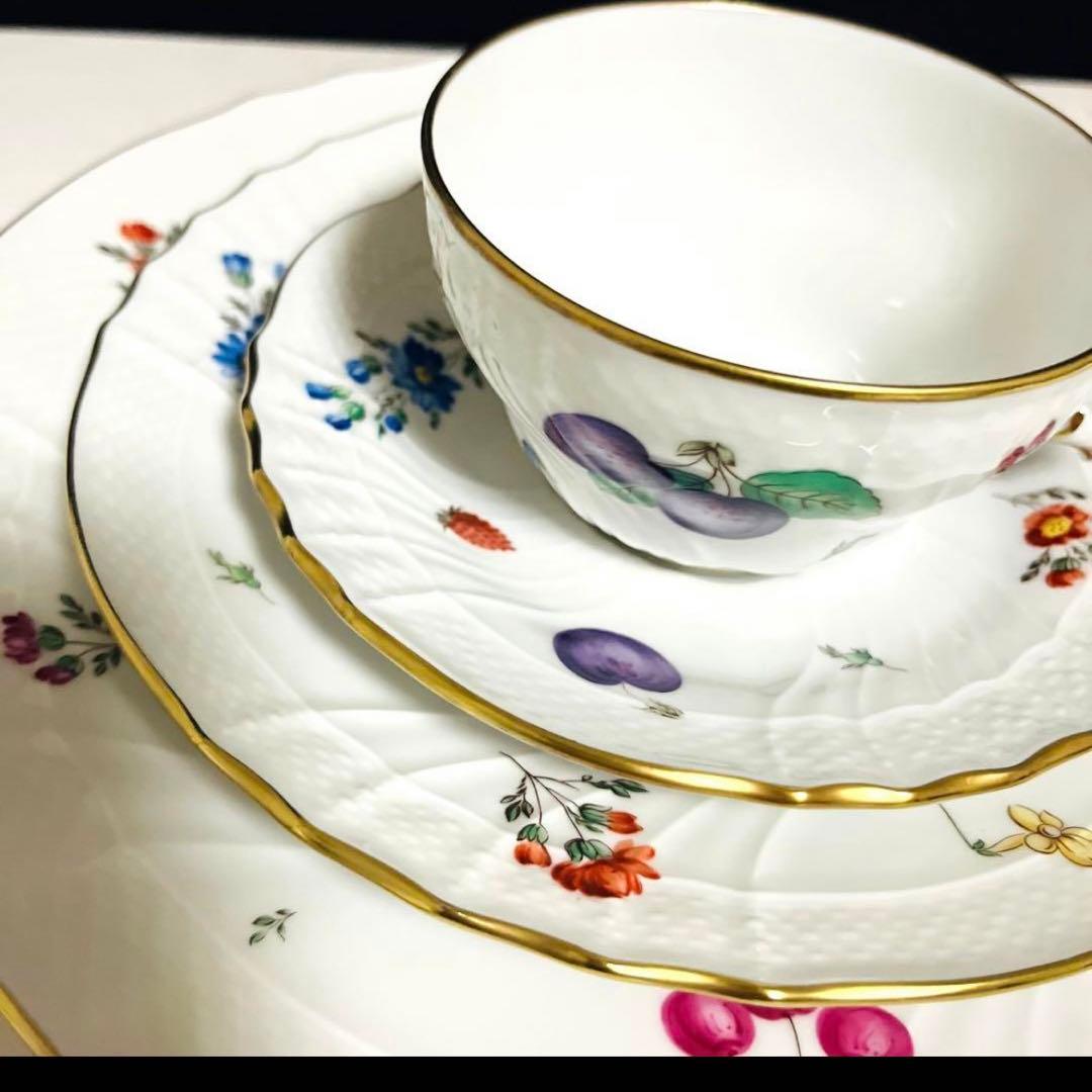 リチャードジノリ  ベッキオフルーツ  ペルージャ  4ピースセット　⑥