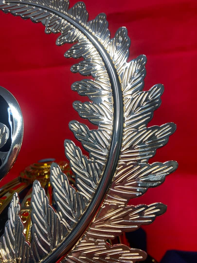 東京久月　五月人形　徳川家康　着用兜飾り　正絹糸　着用できる兜