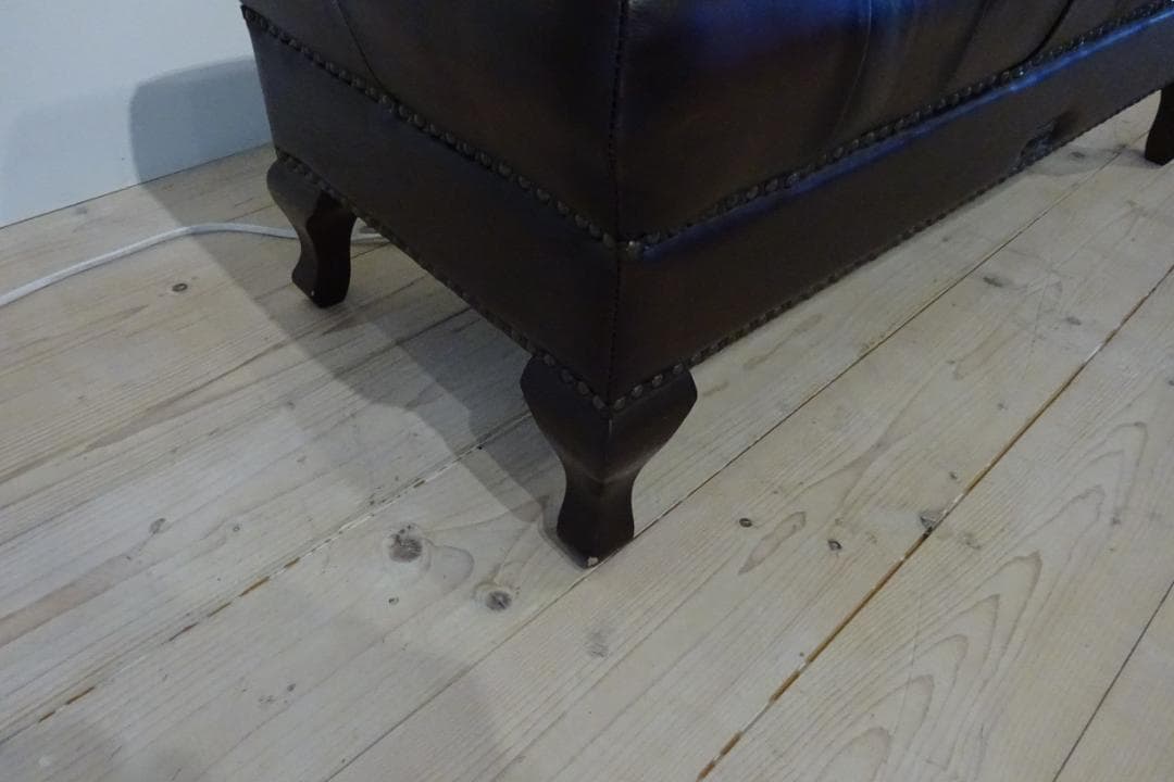 VINCENT/ヴィンセント ロングスツール 本革 英国ヴィンテージ - メルカリ