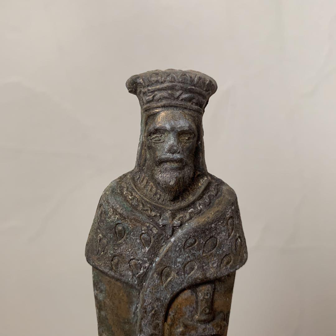 確認用　イタリア製　王様　栓抜き　ビンテージ風　真鍮　ブロカント　シャビー