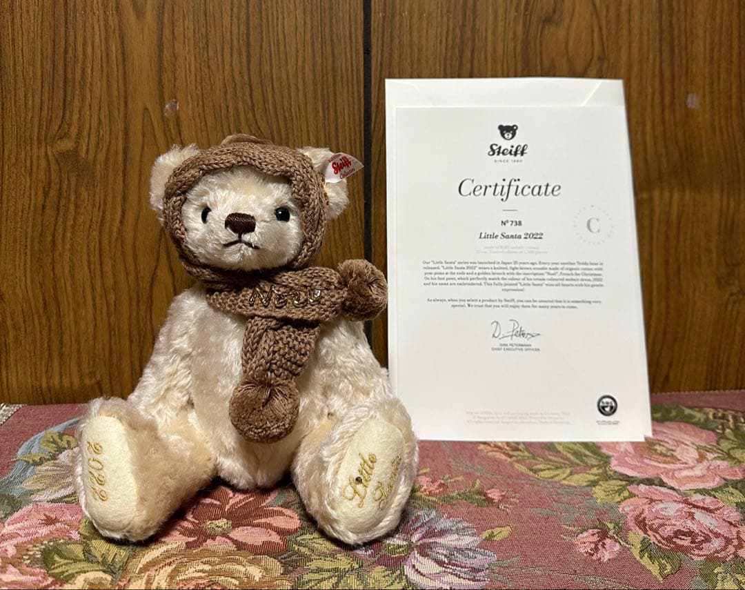 シュタイフ テディベア リトルサンタ2022”Noel”日本限定