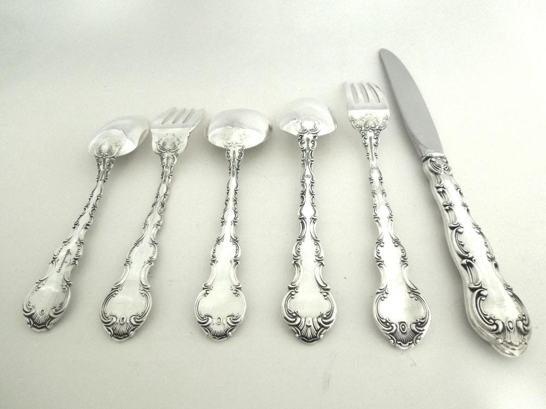 Gorham　スターリングシルバーカトラリー6本セット　純銀