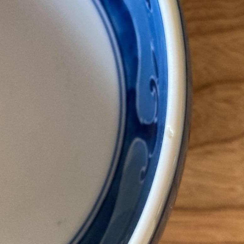 源右衛門窯　染付波紋　組皿５組　銘々皿と小鉢　５枚づつです