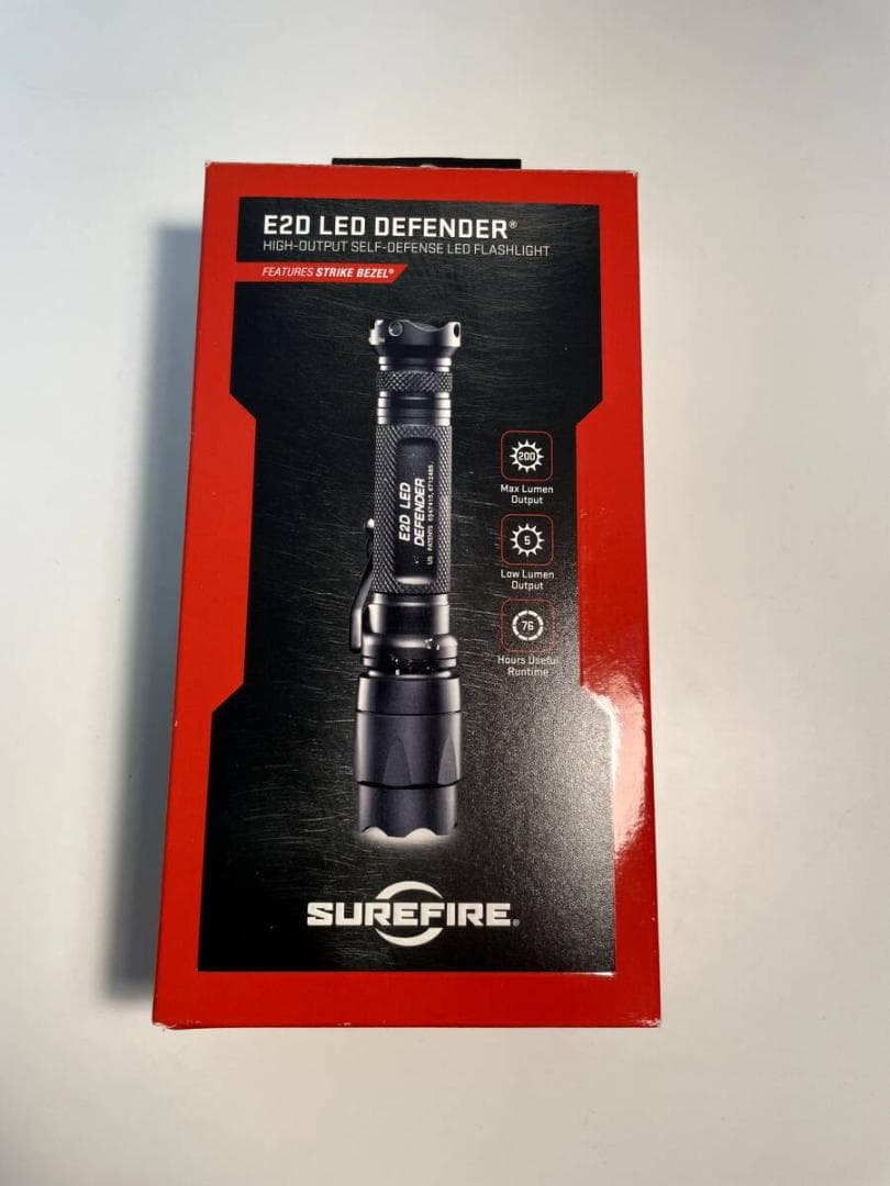 実物 SUREFIRE E2D BK LED DEFENDER シュアファイア