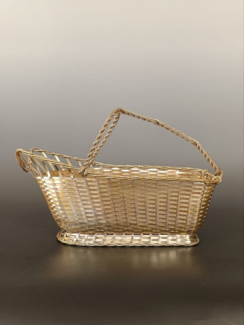 クリストフル Christofle ワインボトル バスケット フランス製