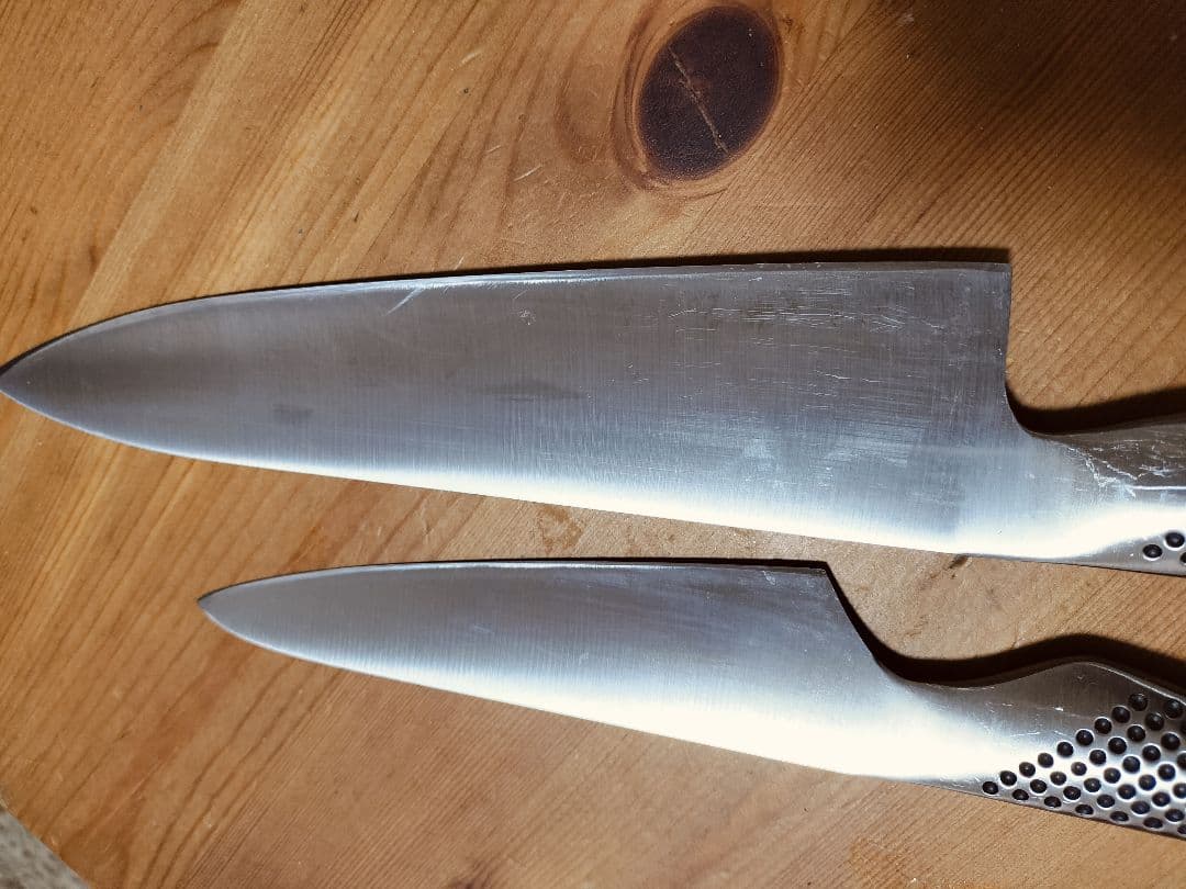 【セット】GLOBAL牛刀 20cm＆ペティー13cm