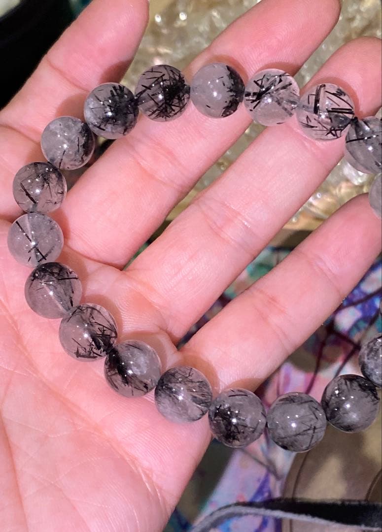 最高峰！復讐成就！やられたらやり返す 【超レア黒針水晶ブラックルチルクォーツ】