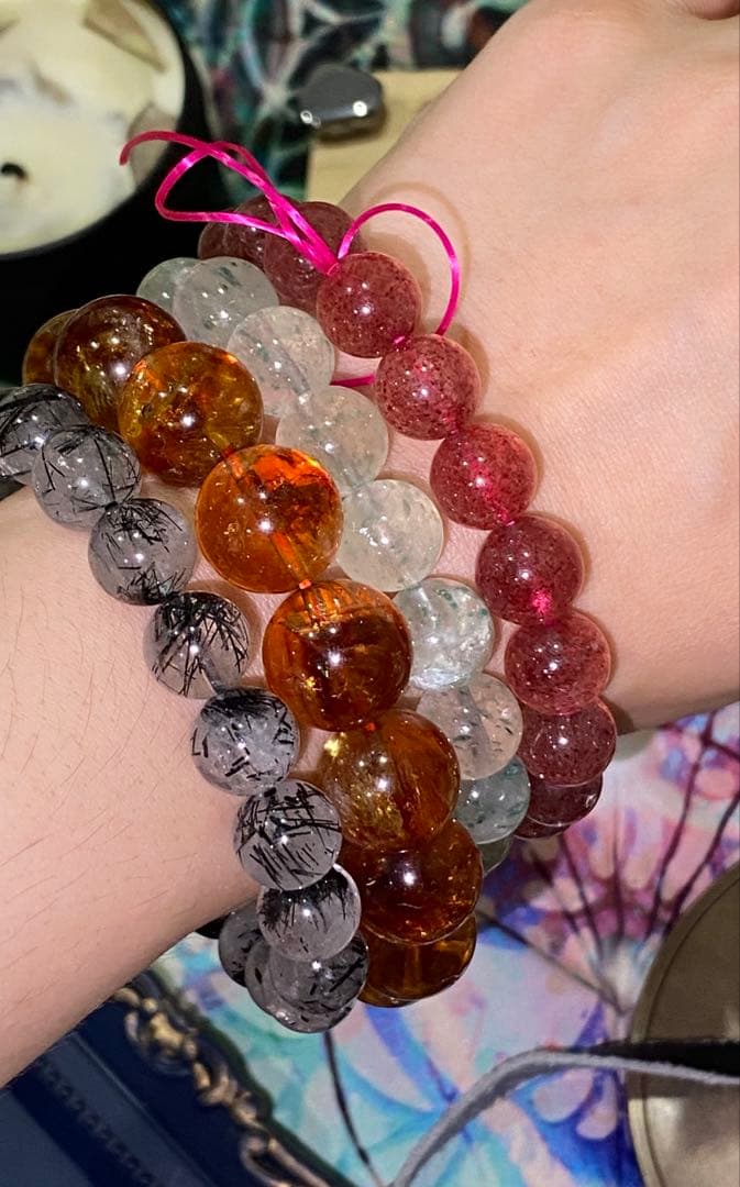 最高峰！復讐成就！やられたらやり返す 【超レア黒針水晶ブラックルチルクォーツ】