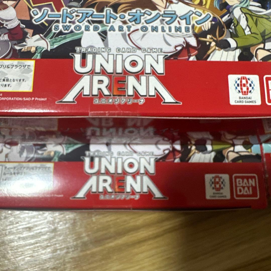 ユニオンアリーナ　ソードアートオンライン　sao 4box テープ付き　第ニ版