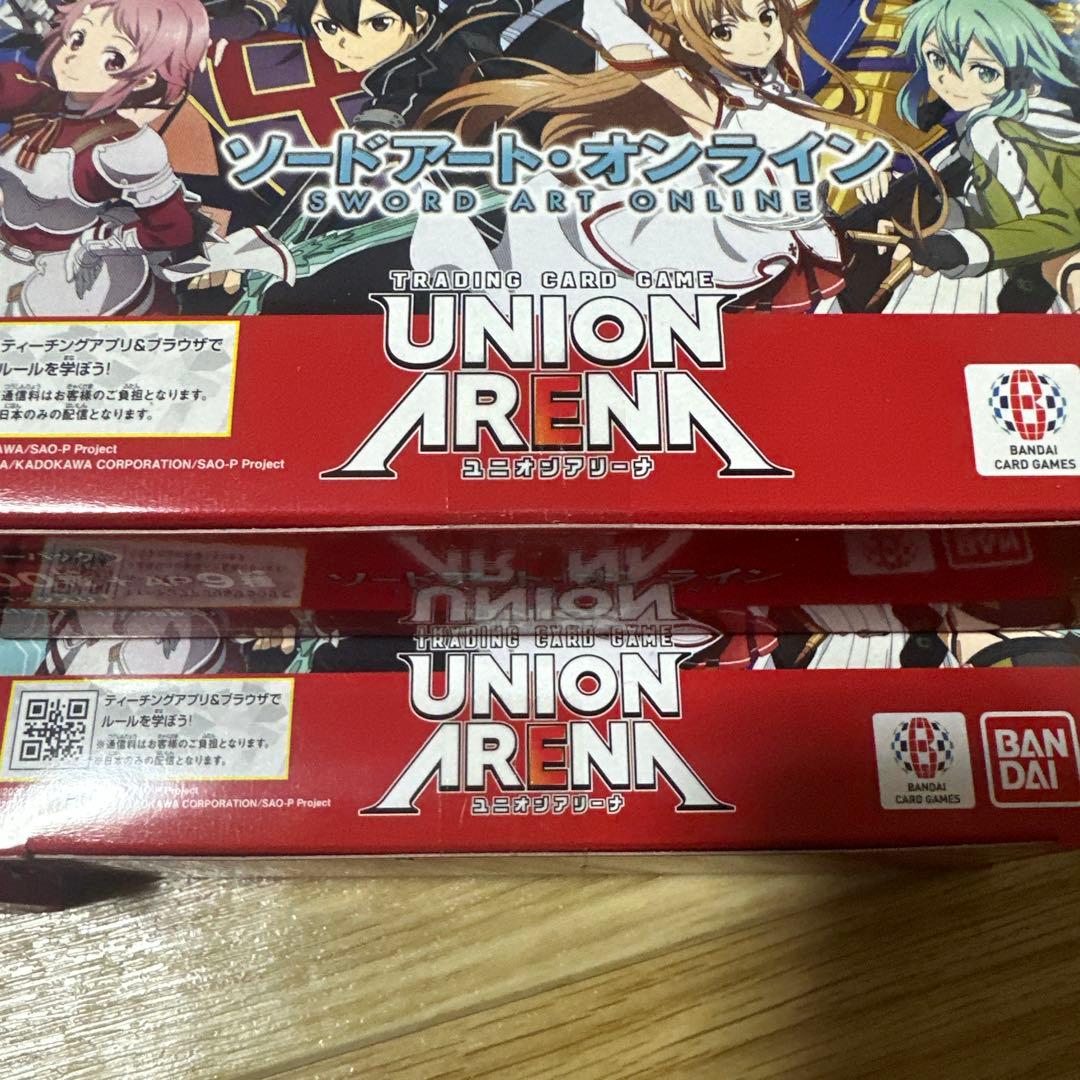 ユニオンアリーナ　ソードアートオンライン　sao 4box テープ付き　第ニ版