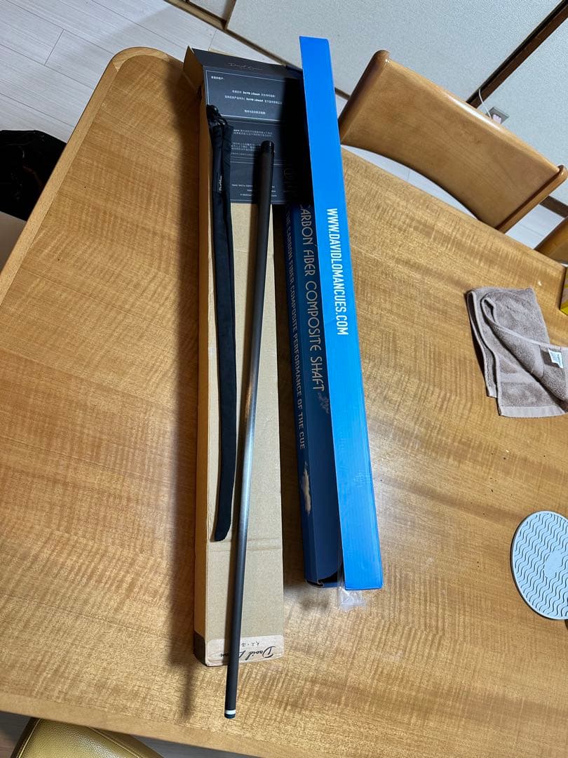 David loman Pro ビリヤードキューシャフト。12,5mm