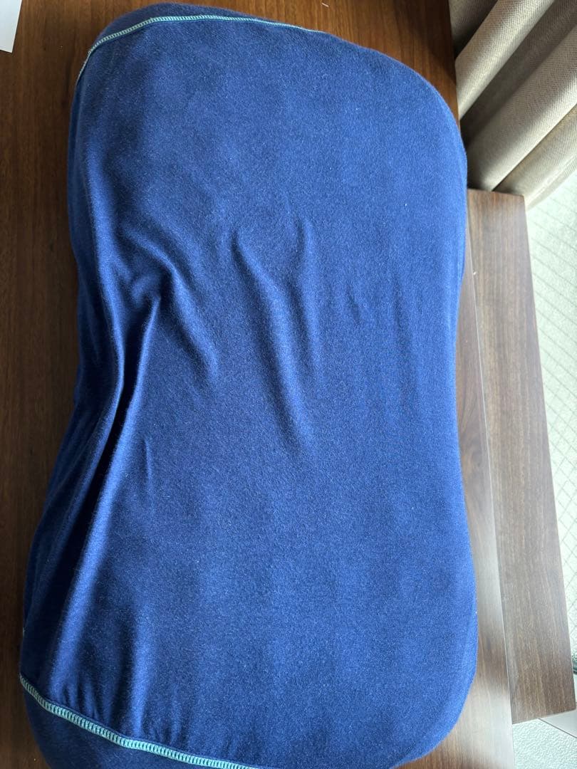 【西川　AIR】　ジッパー付き枕 ホワイト/イエロー