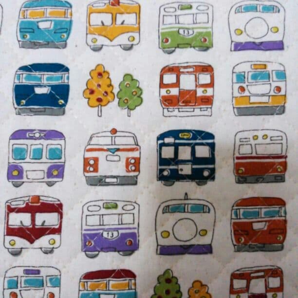 電車柄入園セット レッスンバック通園バック手提げ