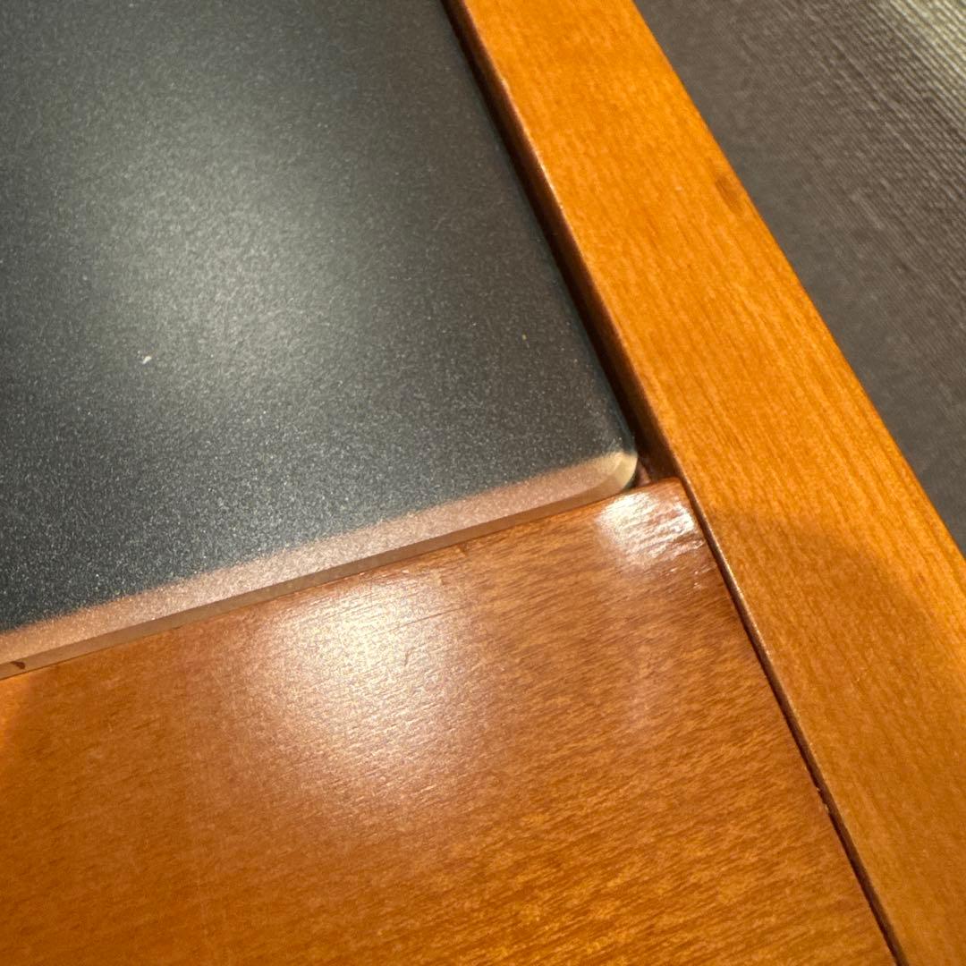 木目調 ガラス天板 センターテーブル