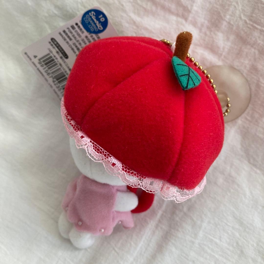 サンリオ ハローキティ 信州限定 マスコット 2004年 赤りんごパラソル レア