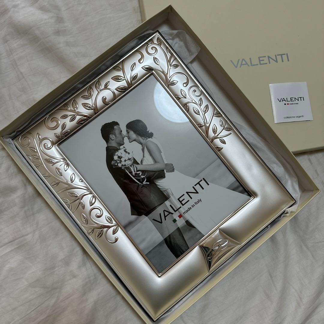 ヴァレンティ 銀製 ウェディング フォトフレーム