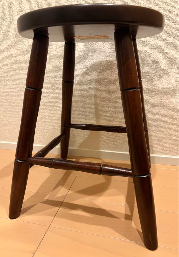 松本民芸 T字四脚スツール 丸椅子