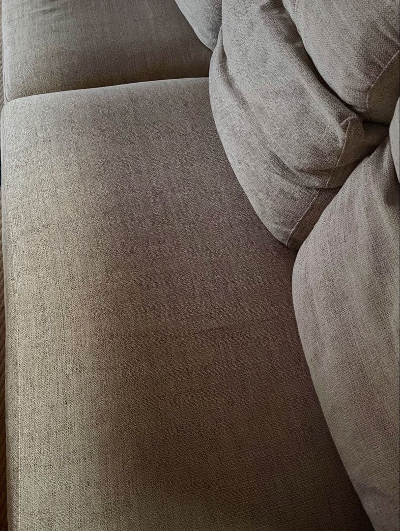 ベージュ ファブリック ソファ2.3人掛け