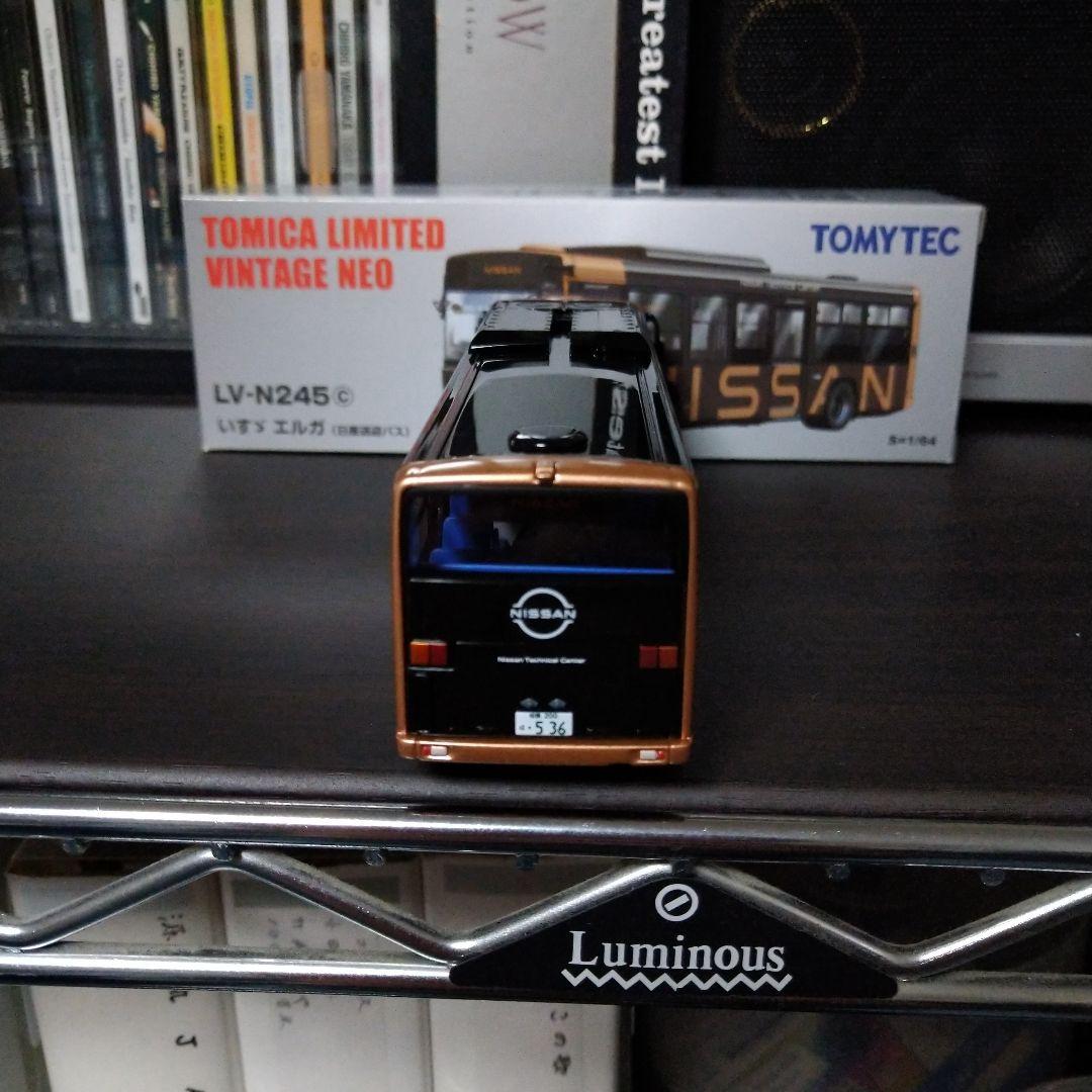 u*4様 トミカリミテッドヴィンテージNEO245cいすゞエルガ日産送迎バスサイ