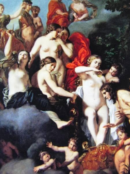 G・ド・ライレッセ、ヴィーナス、希少画集の一頁、 高級額装付