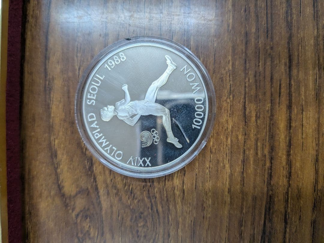 1988年ソウルオリンピック記念銀貨5枚セットシルバー925　67.24g