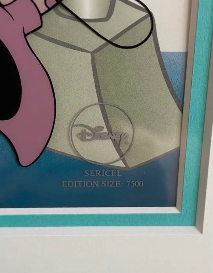 ディズニー　ミッキー　ミニー \"TOKYO\" セル画
