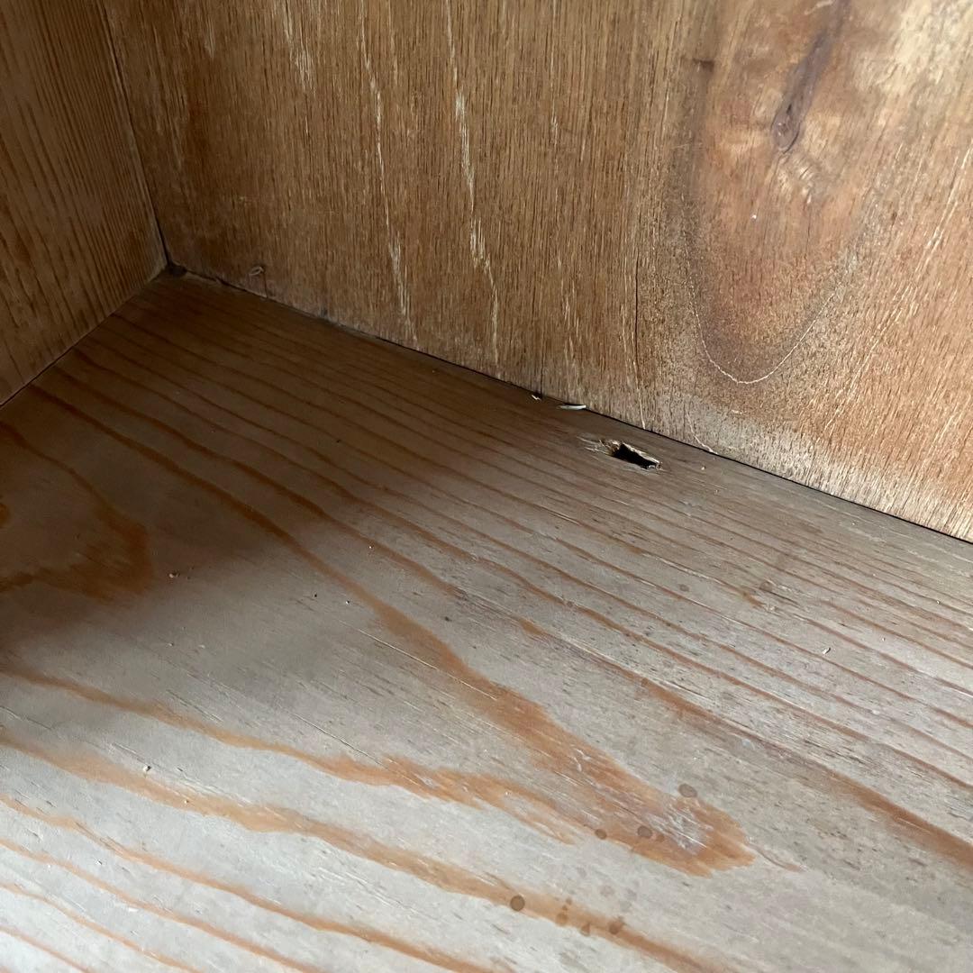 アンティーク オープンラック 本棚 食器棚 飾り棚 無塗装