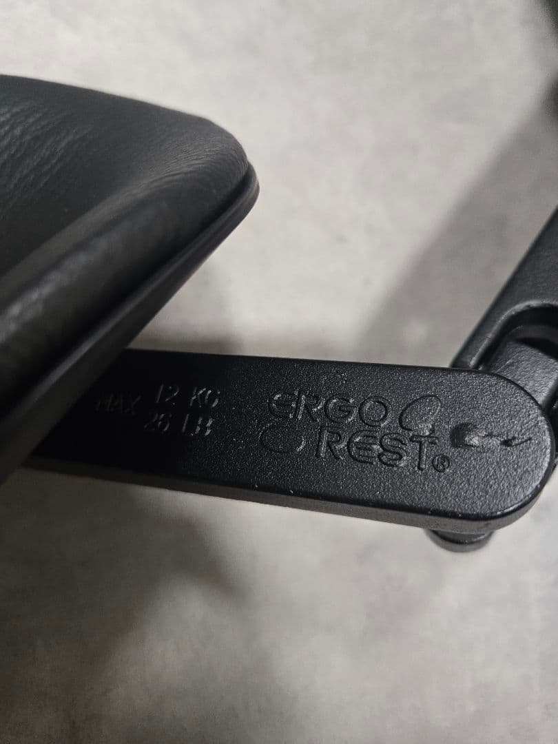 【ERGOREST】左右セット/スタンダードアーム/ブラック/エルゴレスト