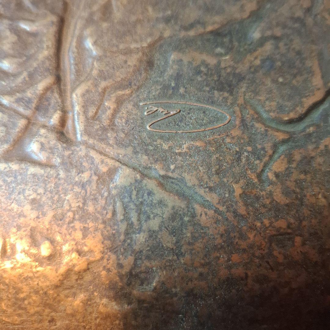 No.仏蘭西館 アンティーク トレイ 器 ブロンズ - メルカリ