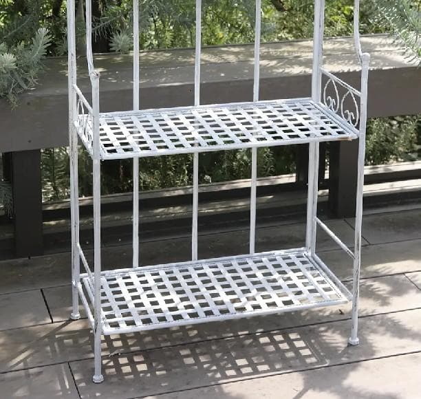 ヴァイス スリーティアシェルフ アイアン コベントガーデン シャビー