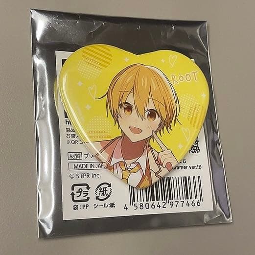 缶バッジ すとぷり ハート缶バッジ るぅとくん 苺文化祭 - メルカリ