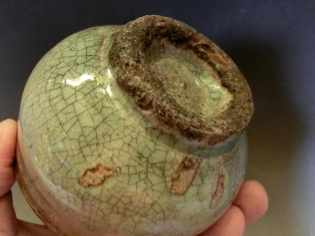 茶碗□高麗 時代物ぐい呑み 高麗茶碗 李朝 堅手茶碗酒器 古玩