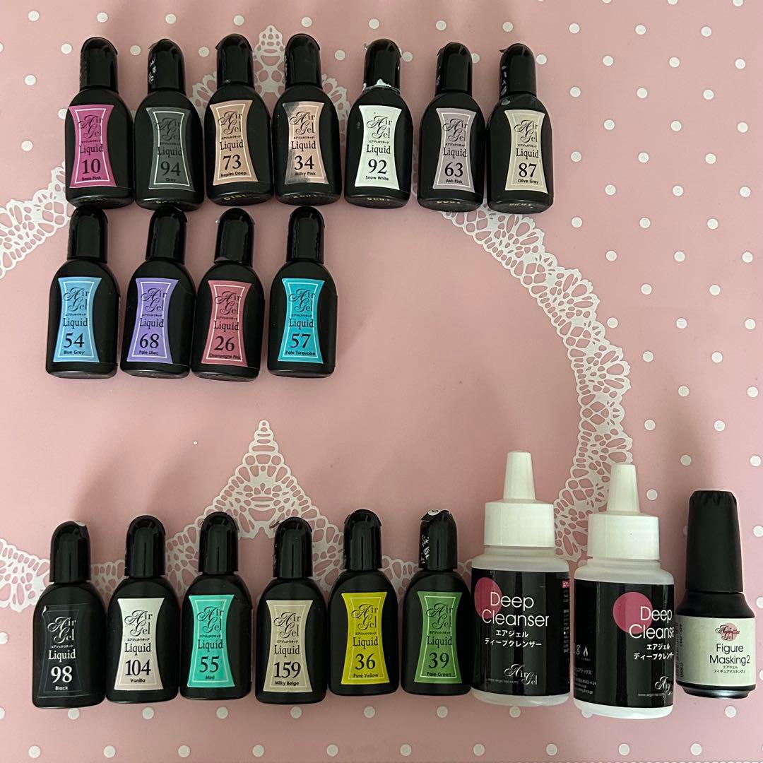 ネイルアート用品セット　エアジェル　ネイル　ネイルキット　エアジェルネイルキット