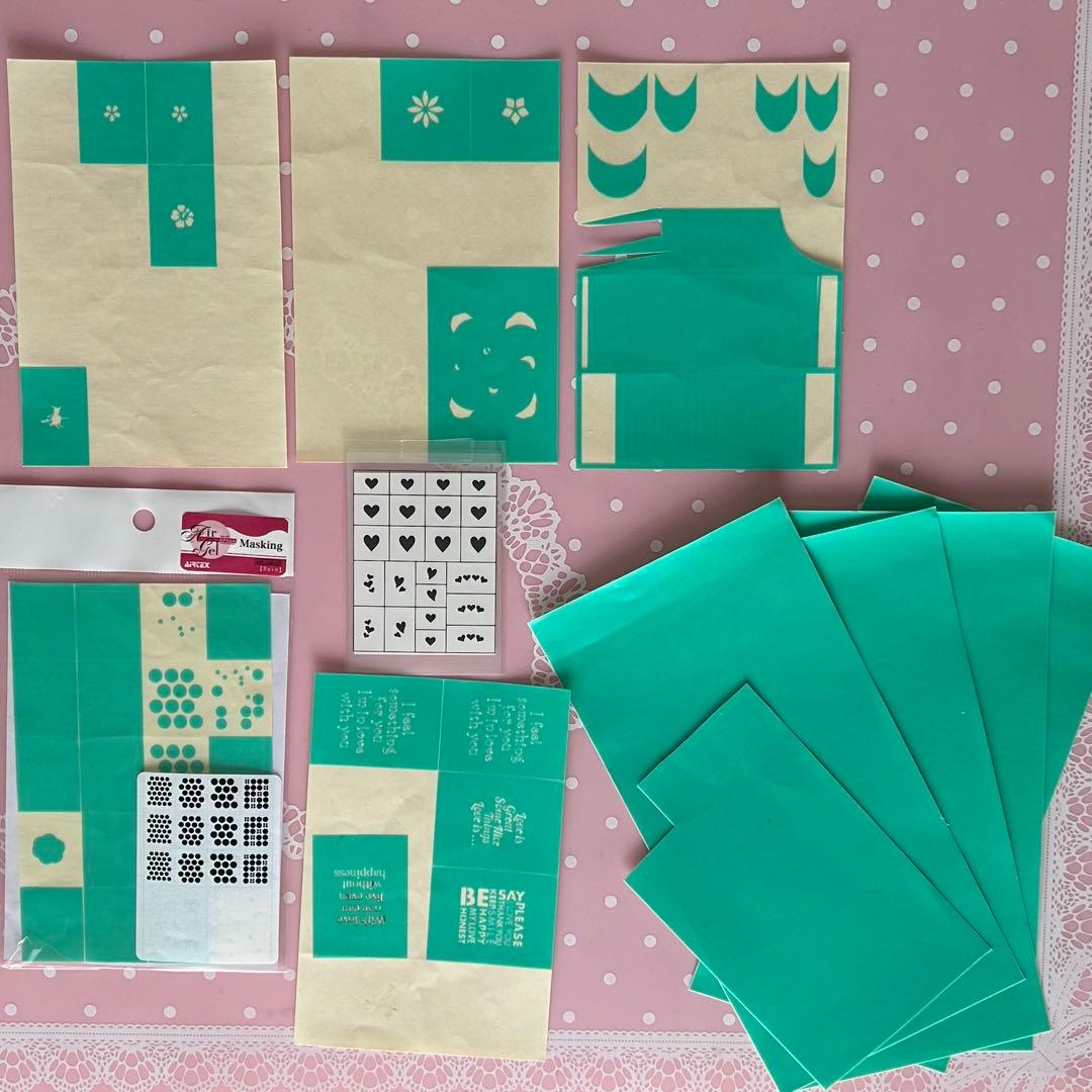 ネイルアート用品セット　エアジェル　ネイル　ネイルキット　エアジェルネイルキット