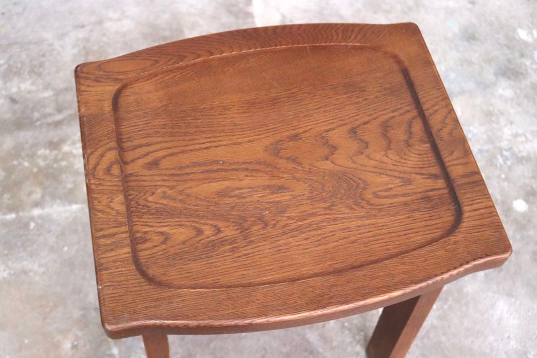 GMIH224A○渡部木工 オーリン 楢材 スツール 椅子 花台 フラワースタン