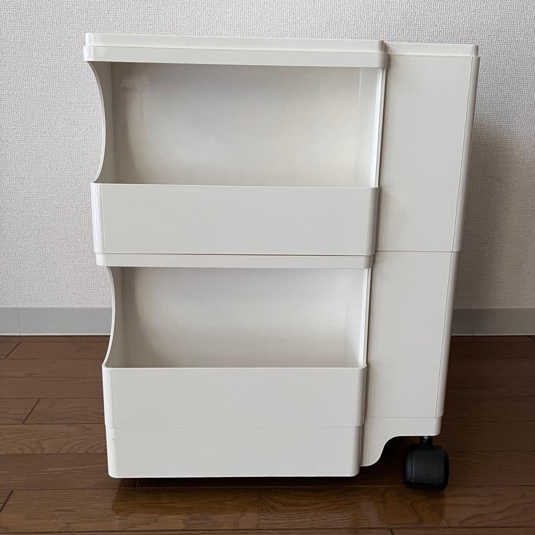 正規品 ボビーワゴン 2段 白 Joe Colombo B-LINE ビーライン