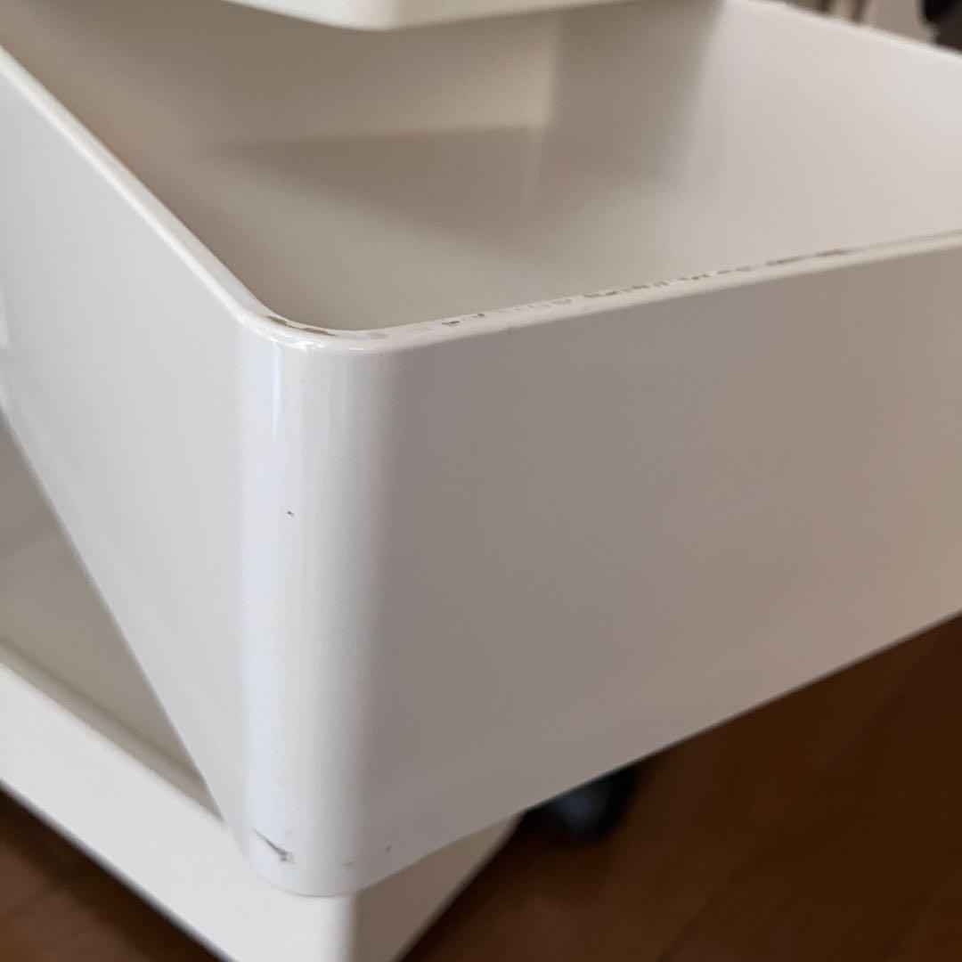 正規品 ボビーワゴン 2段 白 Joe Colombo B-LINE ビーライン