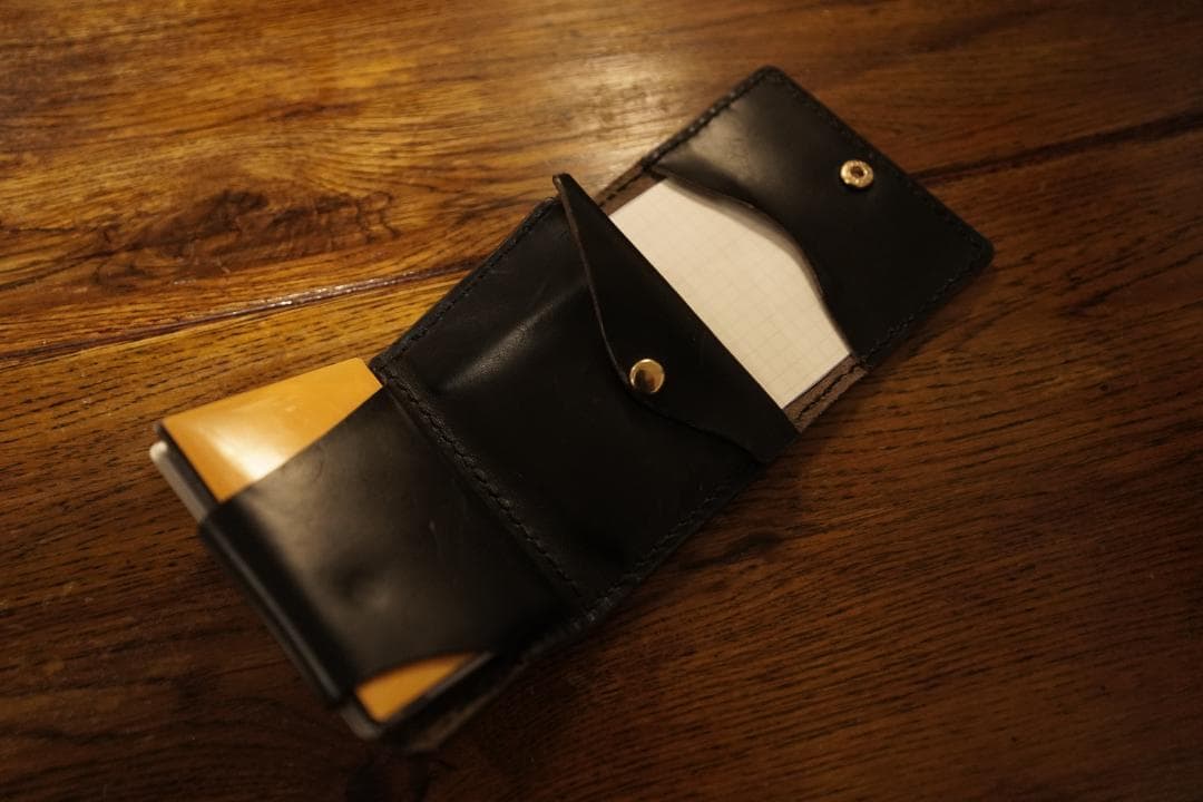 受注生産】クロムエクセルショートウォレット 手縫い 【CSW-01