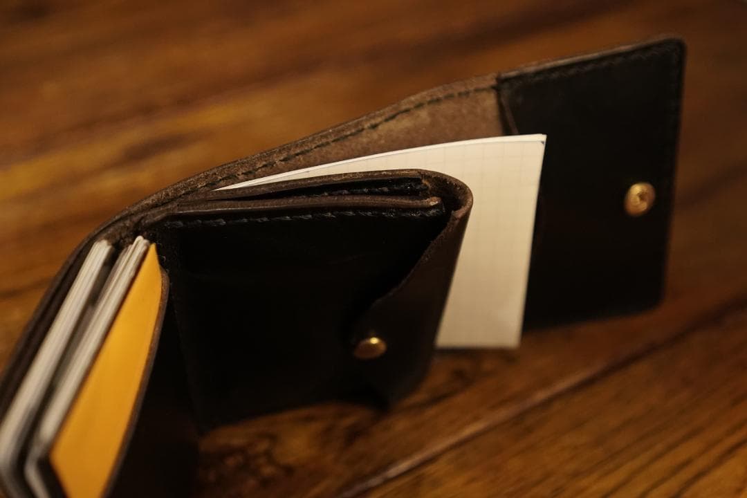 受注生産】クロムエクセルショートウォレット 手縫い 【CSW-01